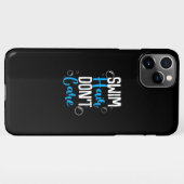 水おもしろい泳の気にかわいい人に iPhoneケース (裏面横)