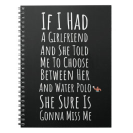 水おもしろい球選手スポーツチームへの贈り物 ノートブック