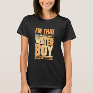 水おもしろい童サッカーのチームマネージャー水和Spe Tシャツ