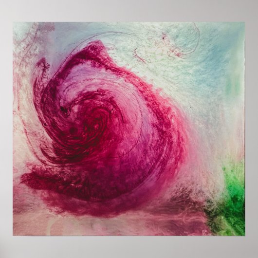 水およびインク6、 ポスター (正面)