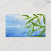 水およびタケの名刺 名刺 (裏面)