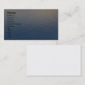 水および風 名刺 (正面/裏面)