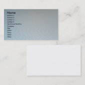 水および風 名刺 (正面/裏面)