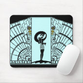 水および黄色の海岸Deco マウスパッド (マウス)