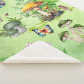 水お洒落色きのこ園 シェルパブランケット (3/4)