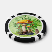 水お洒落色きのこ園 ポーカーチップ (シングル)