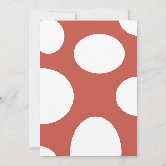 水お洒落色きのこ赤ちゃんシャワー 招待状 (裏面)