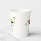 水お洒落色きのこ赤ちゃんシャワー 紙コップ (左)