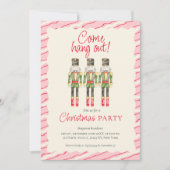 水お洒落色くるみ割りクリスマスパーティー シーズンカード (正面)