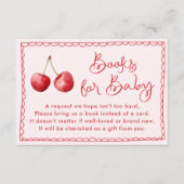 水お洒落色さくらんぼベビー エンクロージャーカード (正面)