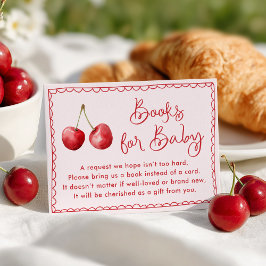 水お洒落色さくらんぼベビー エンクロージャーカード