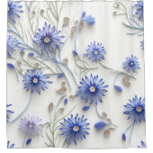 水お洒落色のエレガントとうもろこし シャワーカーテン (正面)