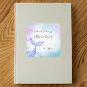 水お洒落色の人魚この本は次のものだ スクエアシール