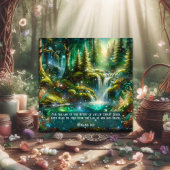 水お洒落色の滝の聖書復活祭 シーズンカード