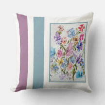 水お洒落色の花と蝶