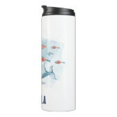 水お洒落色の鯨魚 タンブラー (回転右)