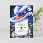 水お洒落色ウィザード誕生日 招待状 (スタンド正面)