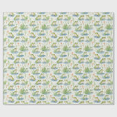 水お洒落色カエル包装紙 ラッピングペーパー (フラット)