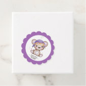 水お洒落色ガールパイロットテディベア フェイバータグ (インサイチュ)