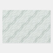 水お洒落色クリスマスイラスト ラッピングペーパーシート (正面3)