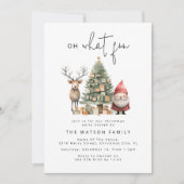 水お洒落色クリスマスパーティー 招待状 (正面)