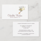 水お洒落色ハニービーキーパー 名刺 (正面/裏面)