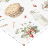 水お洒落色フローラストロベリーカントリー テーブルクロス (アングル)