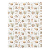 水お洒落色フローラストロベリーカントリー テーブルクロス (正面)