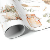 水お洒落色フローラストロベリーカントリー ラッピングペーパー (ロールコーナー)