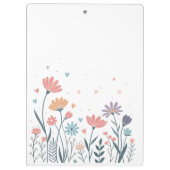 水お洒落色フローラ クリップボード (裏面)