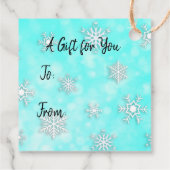 水お洒落色フールクリスマスプレゼントラベル フェイバータグ (裏面)