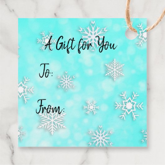水お洒落色フールクリスマスプレゼントラベル フェイバータグ (裏面)