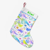 水お洒落色ブジインパレーケッツ スモールクリスマスストッキング (正面 (吊り時))