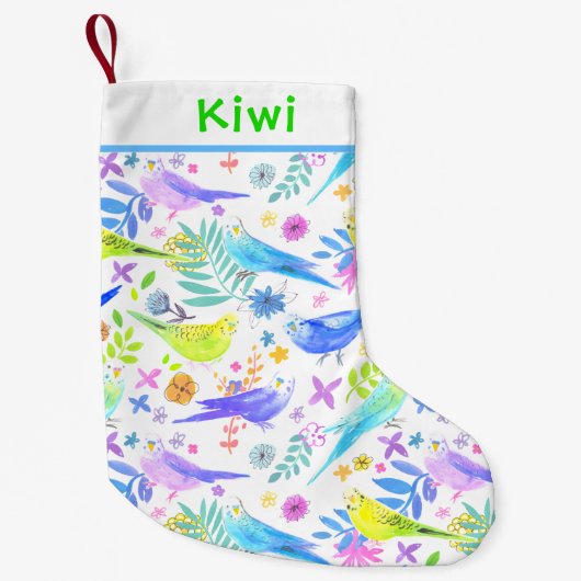 水お洒落色ブジインパレーケッツ スモールクリスマスストッキング (正面)