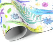 水お洒落色ブジインパレーケッツ ラッピングペーパー (ロールコーナー)