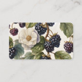 水お洒落色ブラックベリーレシピ要求 エンクロージャーカード (裏面)