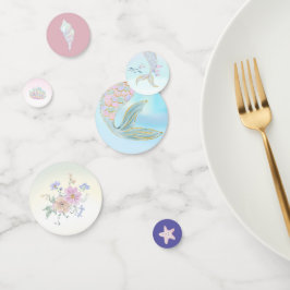 水お洒落色マーメイド誕生日パーティー コンフェッティ