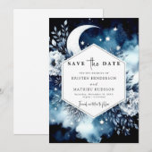 水お洒落色ムーンリ結婚ット セーブザデート (正面/裏面)