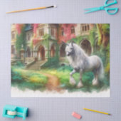 水お洒落色ユニコーンクラフトティッシュペーパー 薄葉紙 (クラフト)