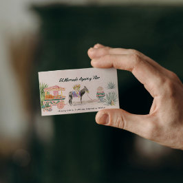 水お洒落色ロバ&マーケット | かわいいQR 名刺