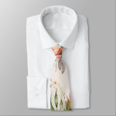 水お洒落色ワイルドフラワーフローラ非バイナリ ネクタイ (タイ)