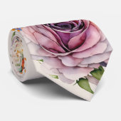 水お洒落色ワイルドフラワーフローラ非バイナリ ネクタイ (ロール)