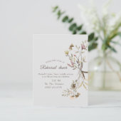 水お洒落色ワイルドフラワーリハーサルディナー 招待状 (スタンド正面)