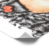 水お洒落色感動的不安引用文 ポスター (角)