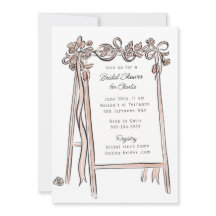 水お洒落色手描き標識ブライダルシャワー