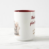 水お洒落色格言ギフトマグ マグカップ (中央)