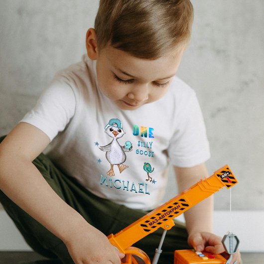 水お洒落色第1誕生日「ガ間抜けース」 ベビーTシャツ