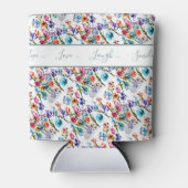 水お洒落色蝶 缶クーラー (正面)