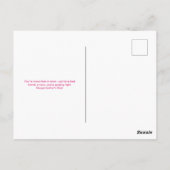 水お洒落色開花母の日 ポストカード (裏面)