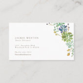 水お洒落色 |名刺 名刺 (裏面)